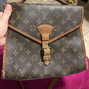 Louis Vuitton Brown Monogram Crossbody Bag